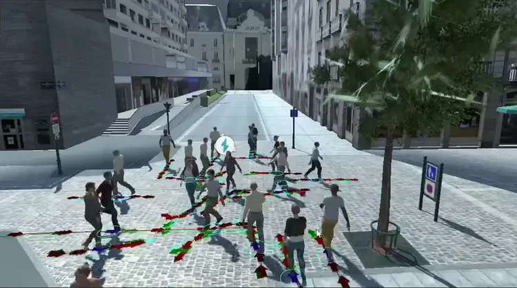 Immerssive crowd research : UMANS / CrowdMp